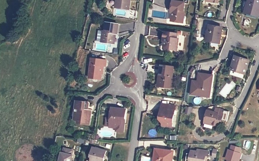Vue aérienne du Allée de l'Orée du Lac