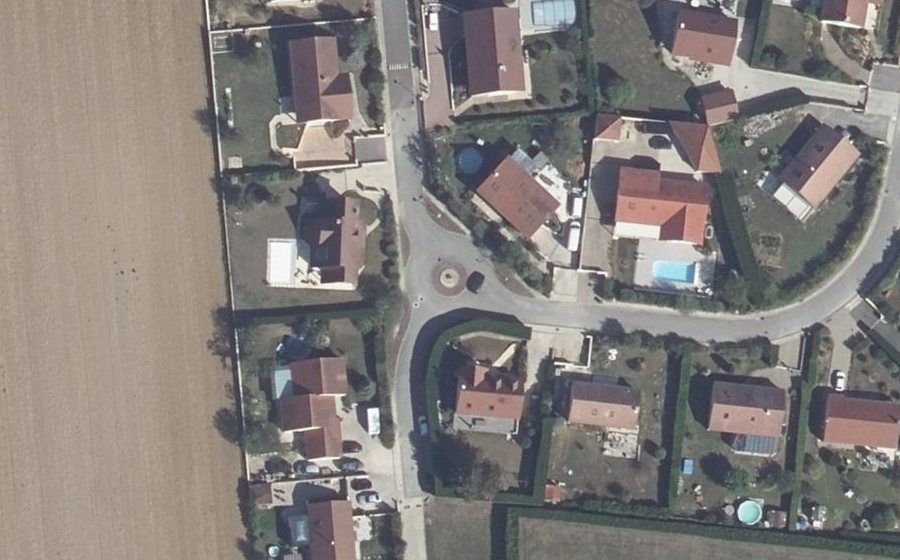 Vue aérienne du Rue du Pré Fleuri