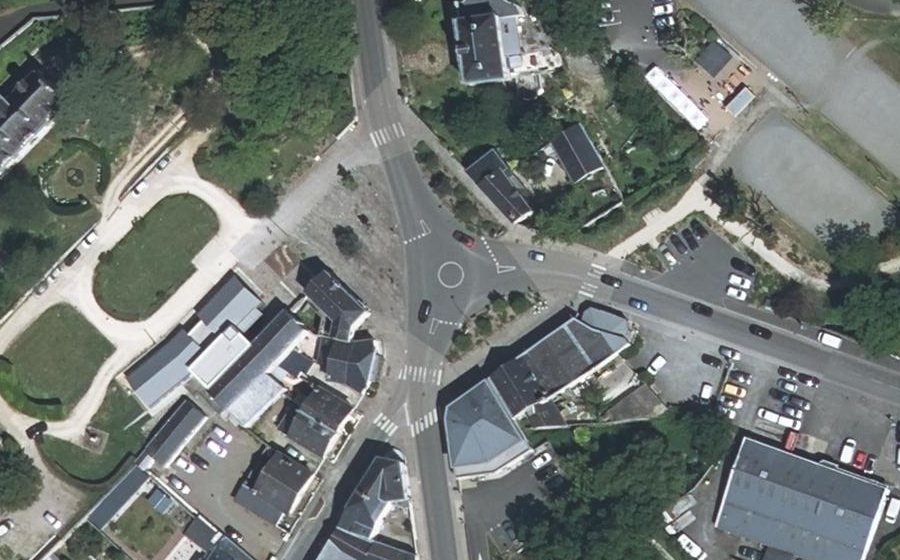 Vue aérienne du Place de l'Étoile