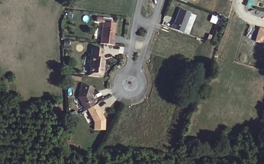 Vue aérienne du Lotissement du Front de la Taille