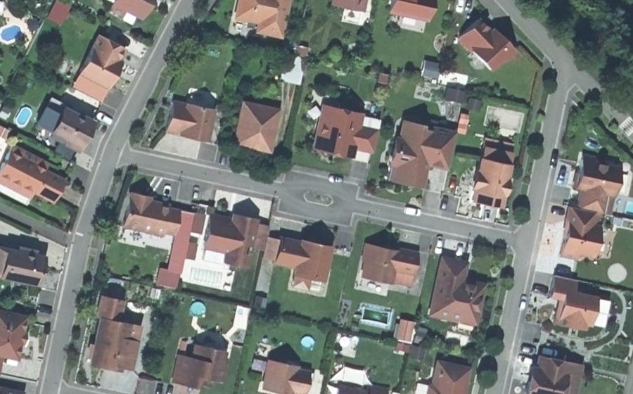 Vue aérienne du Rue de la Fontaine