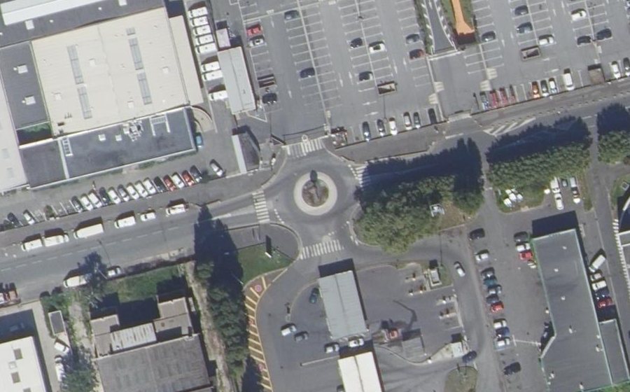 Vue aérienne du Rue Eugène Hénaff