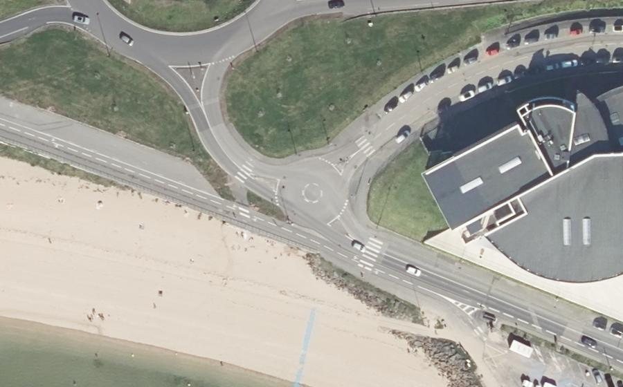Vue aérienne du Rue de Palaren