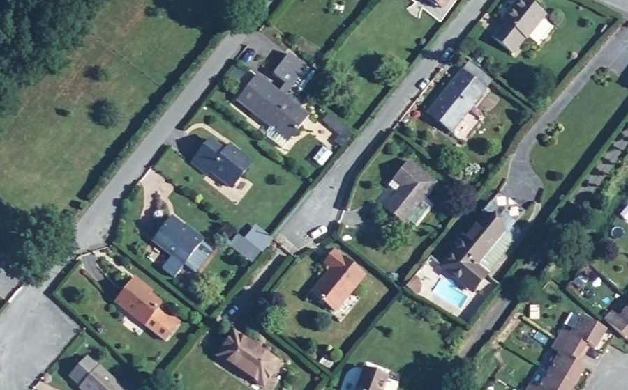 Vue aérienne du Impasse Jacques d'Anjou
