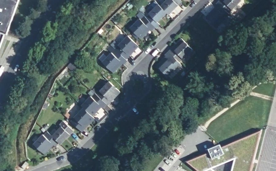 Vue aérienne du Rue de la Vieille Grange