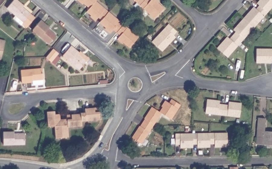 Vue aérienne du Rue du Champ Follet