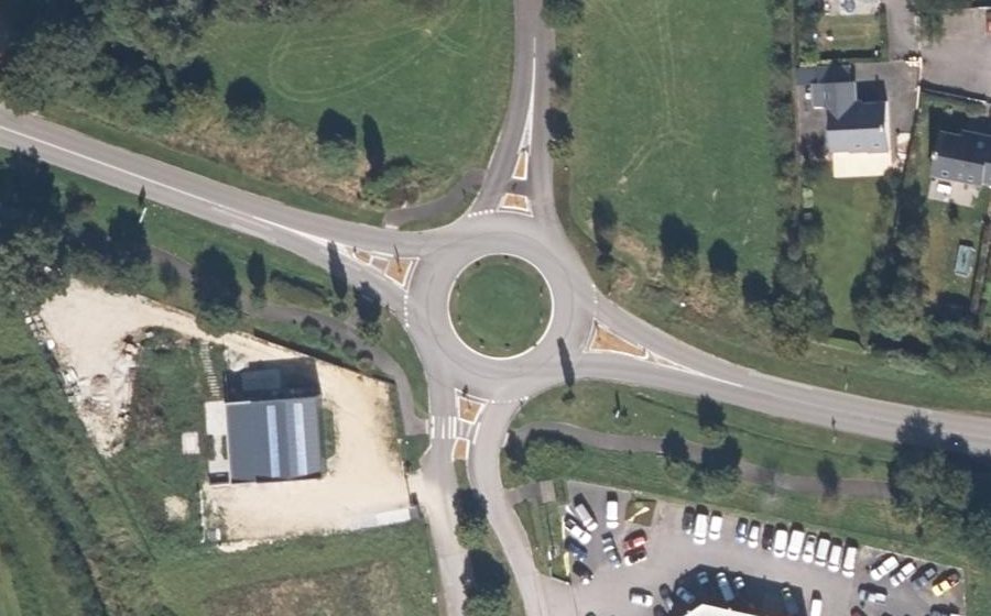 Vue aérienne du Giratoire de Botcalpir