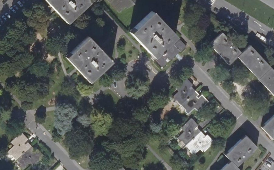 Vue aérienne du Place Lavoisier