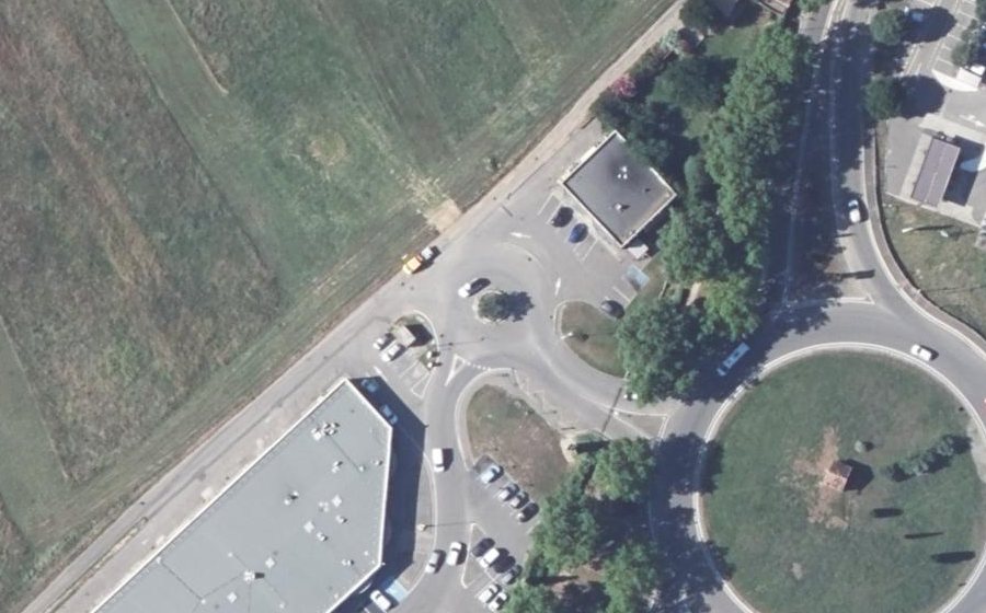 Vue aérienne du Impasse Porte Sud