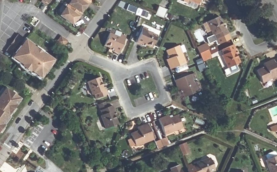 Vue aérienne du Allée des Alouettes