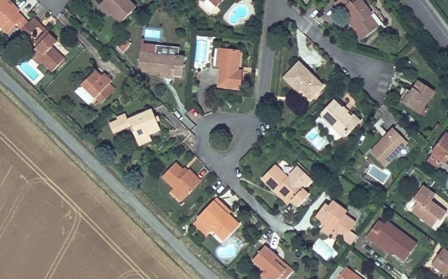 Vue aérienne du Rue des Genêts