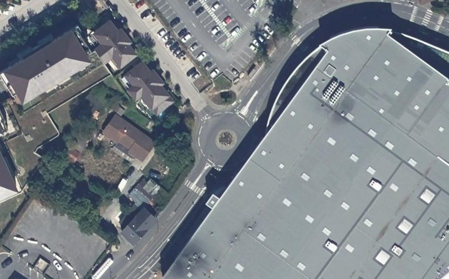 Vue aérienne du Rue Albert Hénon