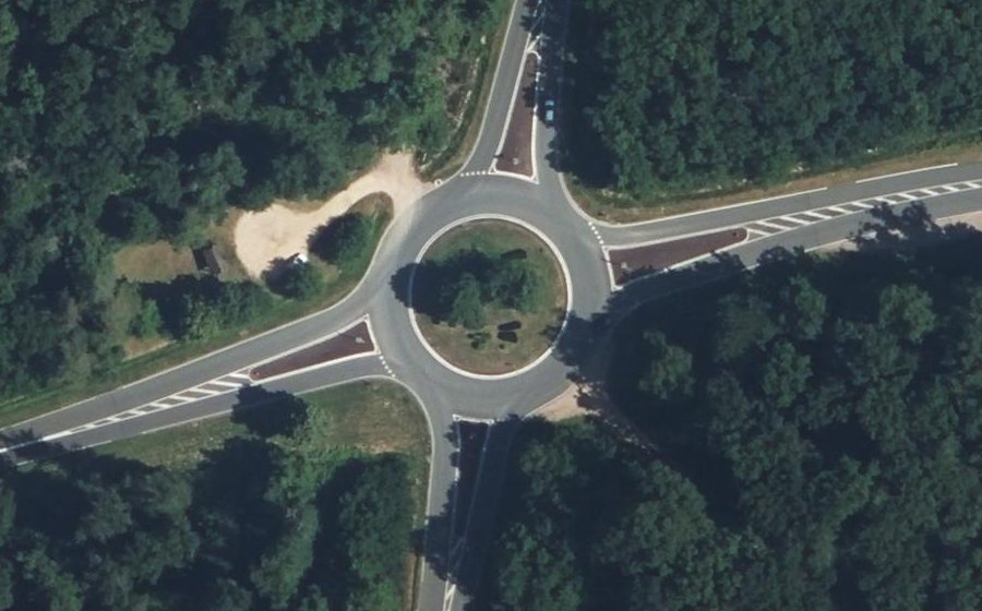 Vue aérienne du Rond de Montaloyer