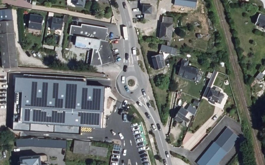 Vue aérienne du Avenue du Général de Gaulle