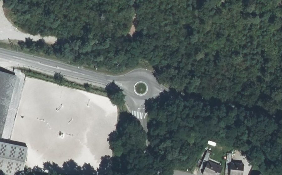 Vue aérienne du Route de Schirrhein