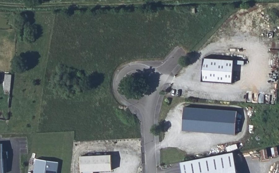 Vue aérienne du Rond-point anonyme n°186001319