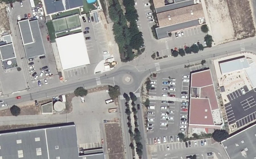 Vue aérienne du Rue des Tamaris