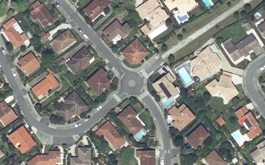 Vue aérienne du Boulevard de l'Île-de-France
