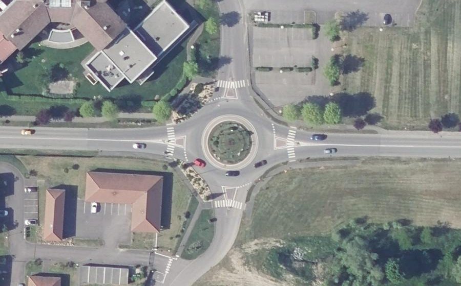 Vue aérienne du Grand'Rue