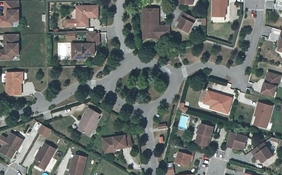 Vue aérienne du Place Alphonse Martelin