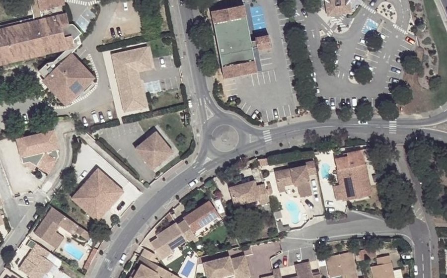 Vue aérienne du Allée Charles Dullin