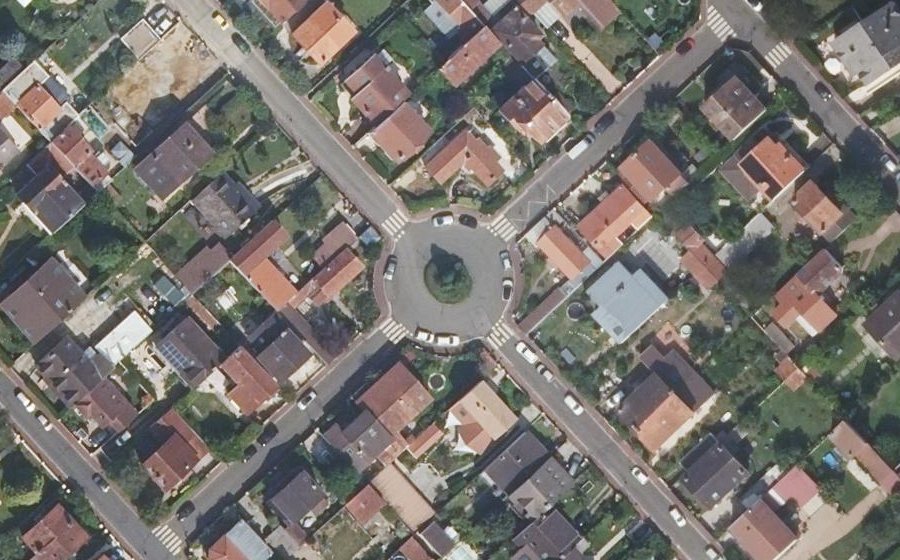Vue aérienne de la Place de la Concorde