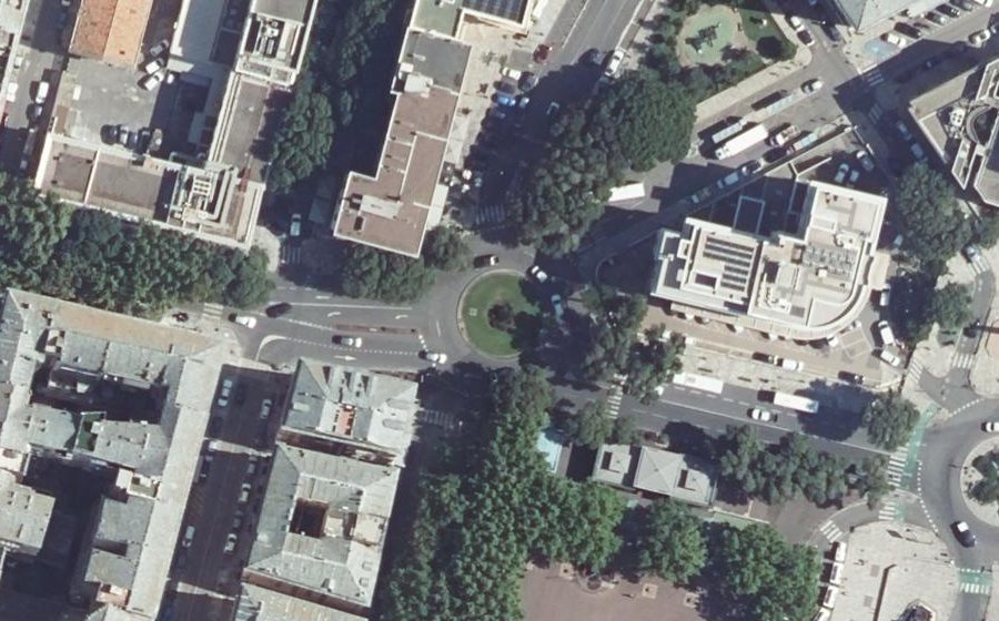 Vue aérienne du Rond-Point Novelty
