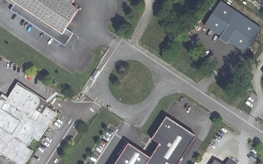 Vue aérienne du Rue Lavoisier