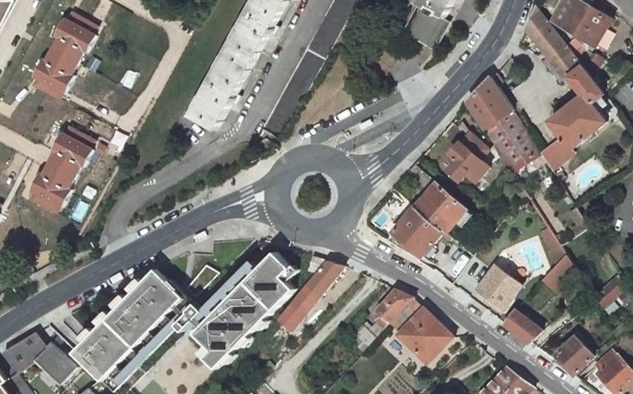 Vue aérienne du Place de la Mutualité