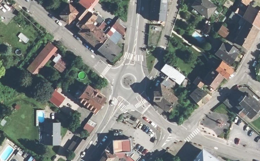 Vue aérienne du Grand'Rue