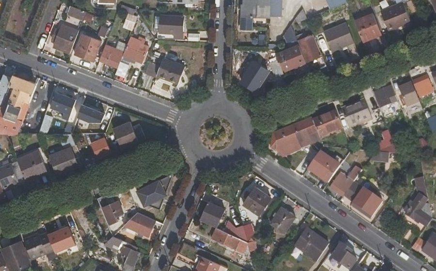 Vue aérienne du Place Michelet