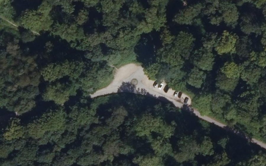 Vue aérienne du Étoile du Silence