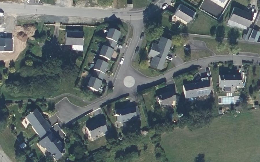 Vue aérienne du Rue des Tilleuls