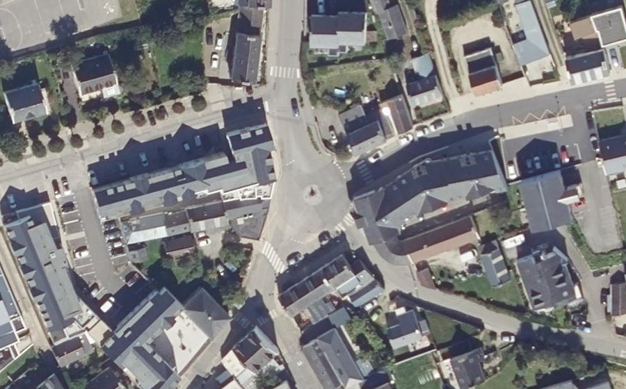 Vue aérienne du Place Yves Michel