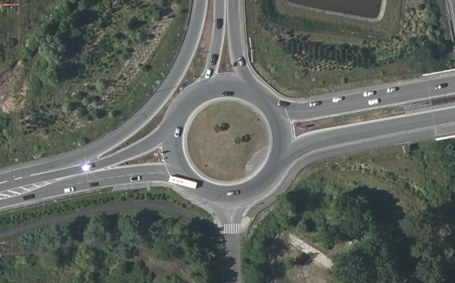Vue aérienne du Avenue François Mitterrand
