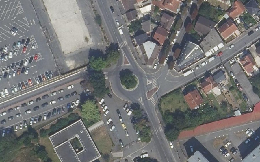 Vue aérienne du Avenue Albert Sarraut