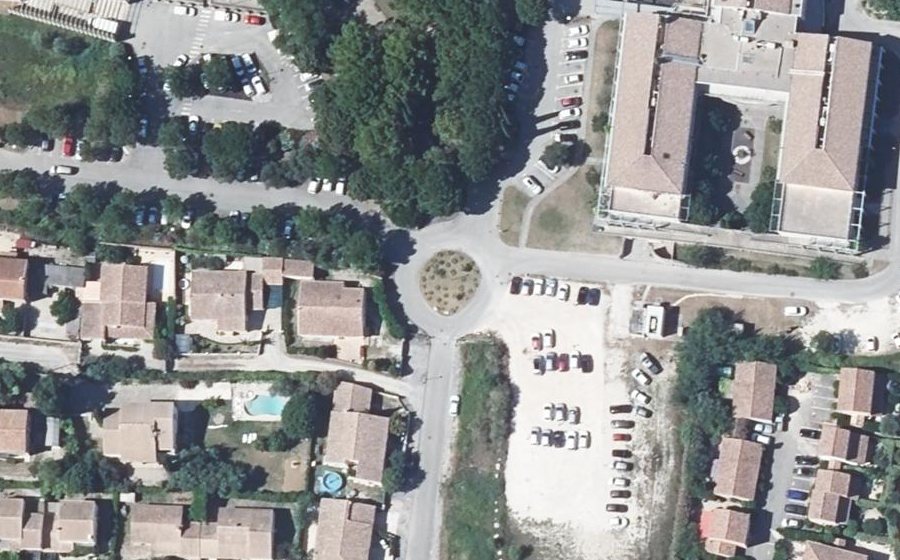Vue aérienne du Rue Aigue Marine