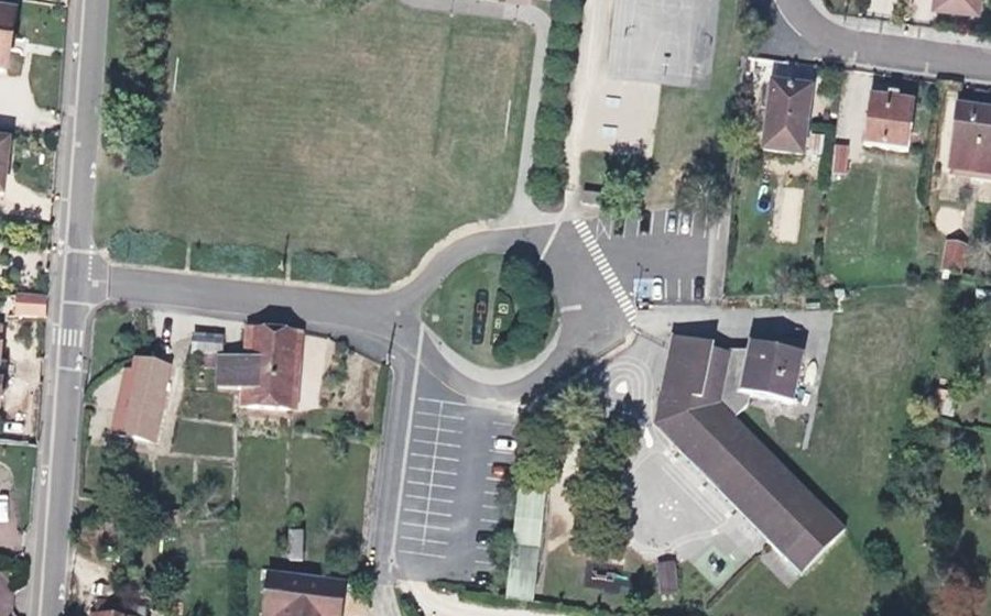 Vue aérienne du Impasse de la Maternelle
