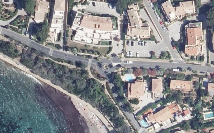Vue aérienne du Rond-Point des Mousquemers
