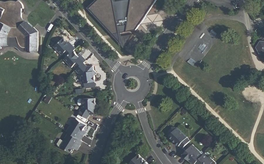 Vue aérienne du Rue du Grand Pin