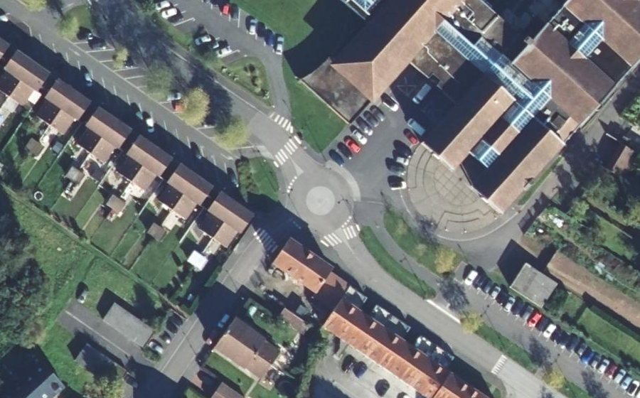 Vue aérienne du Rue de Divion