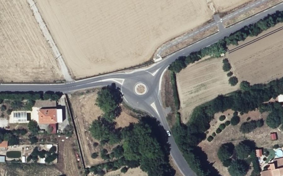 Vue aérienne du Rond-point anonyme n°192110062