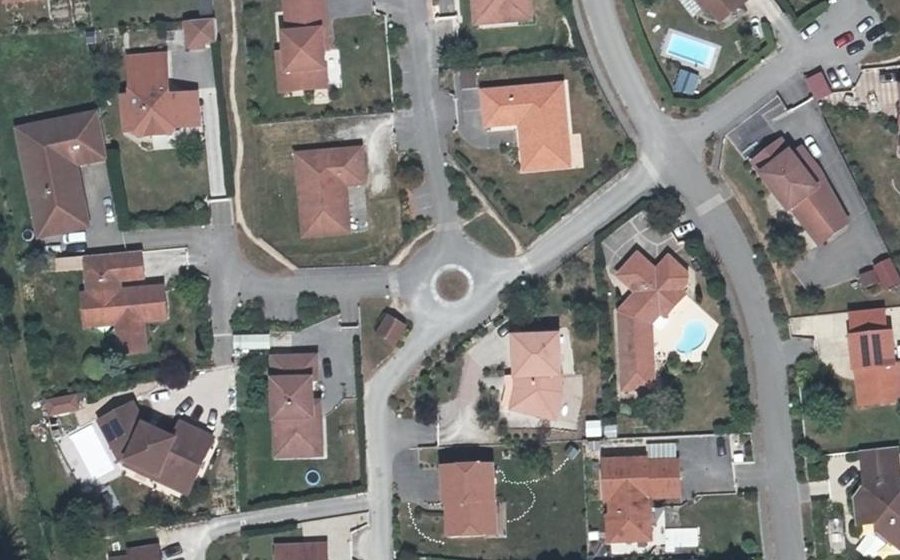 Vue aérienne du Rond-point anonyme n°193004022