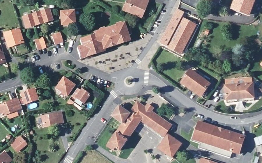 Vue aérienne du Chemin du Village