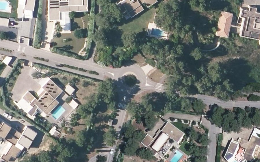 Vue aérienne du Rue des Vautes