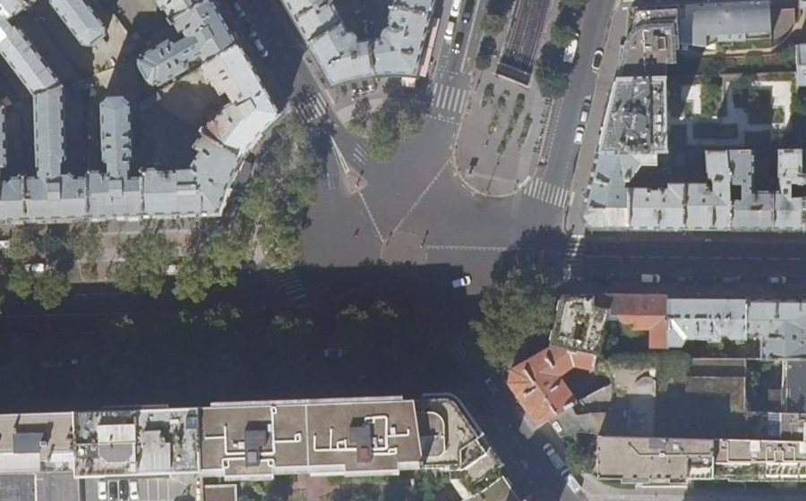 Vue aérienne du Rue de Picpus