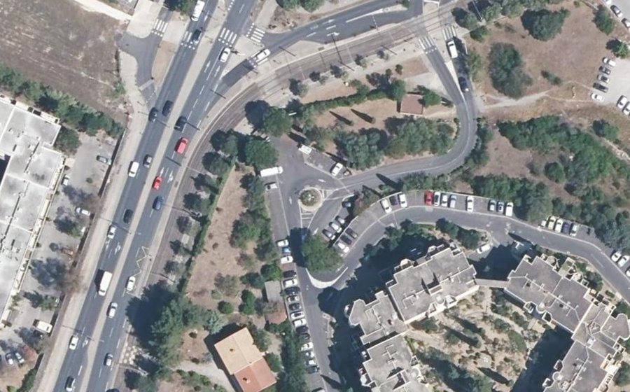 Vue aérienne du Rue Professeurs Truc