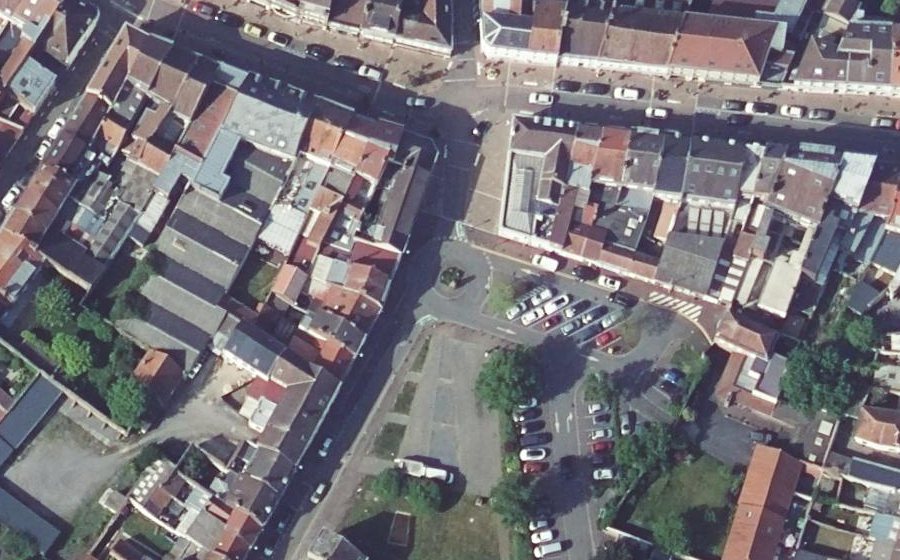 Vue aérienne du Rue du Docteur Davaine