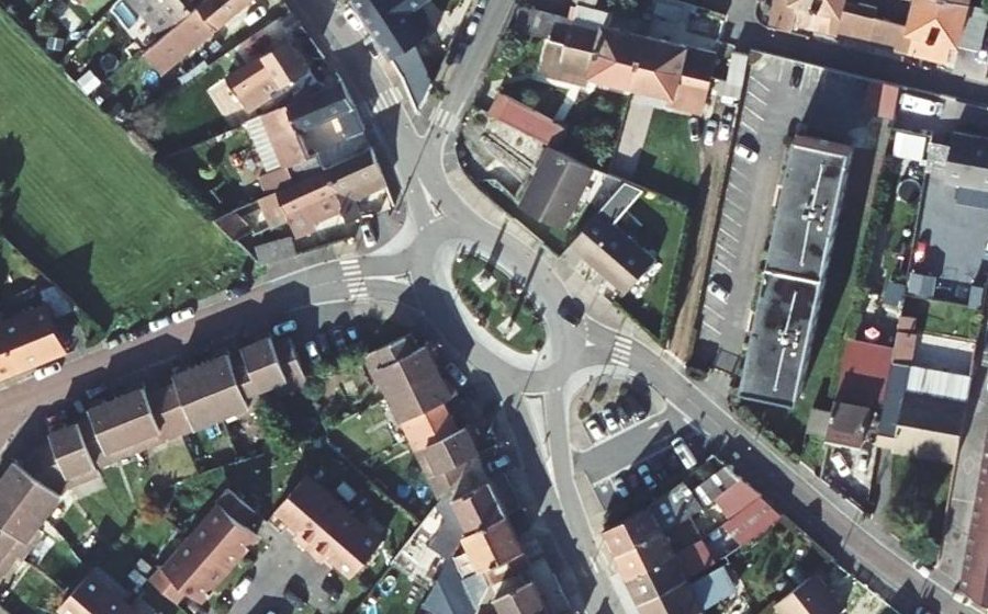 Vue aérienne du Rue Raoul Briquet