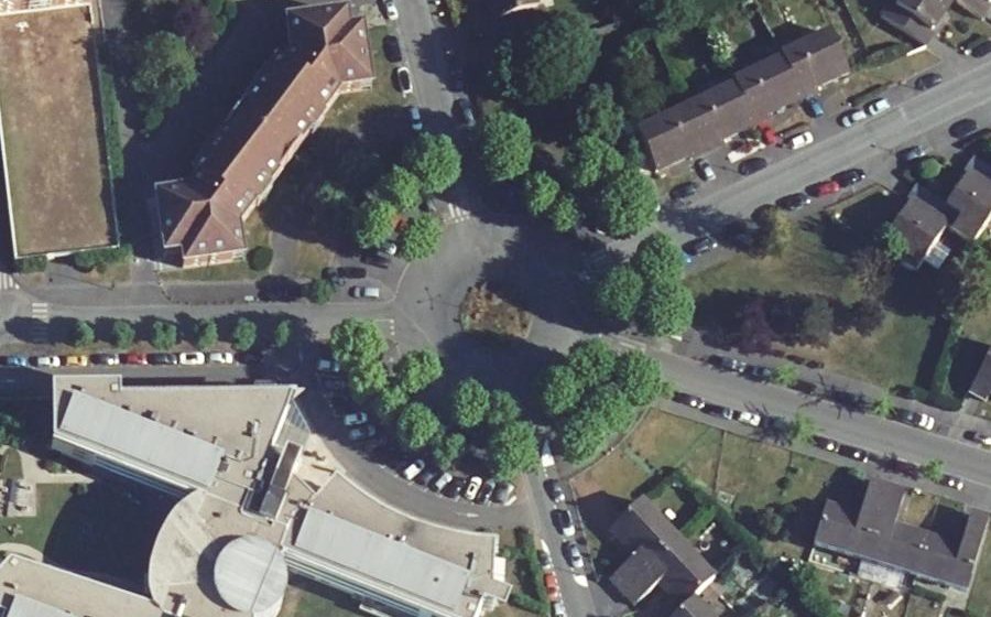 Vue aérienne du Place de la Concorde